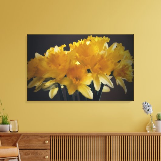 Daffodils Toile Fleur Art Photographique (Insitu(Salon))