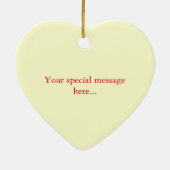 Daffodils voor de snede... keramisch ornament (Achterkant)