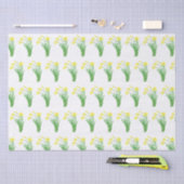 Daffodils Waterverf Gele bloem lente Tissuepapier (Craft)