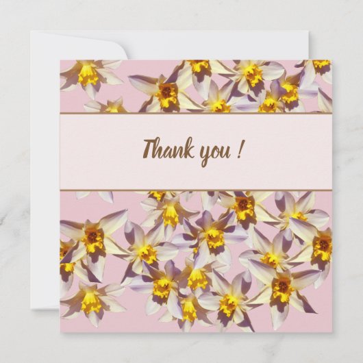 Daffodils Wil je mijn flowergirl kaart zijn? (Achterkant)