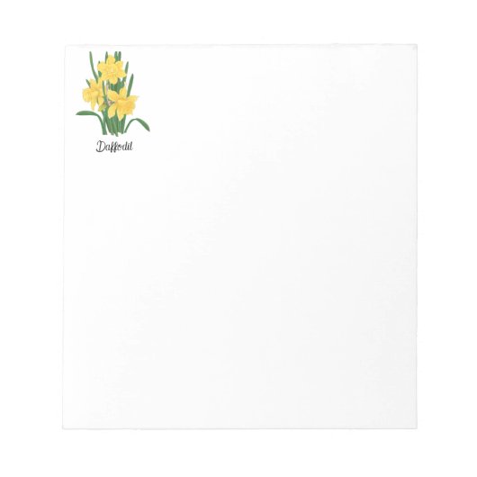 Daffodilventilator Notitieblok (Voorkant)