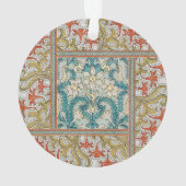 Daffodique chintz papier peint à fleurs Art nouvea (dos)