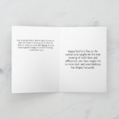 Daffodique de la carte de jour des mères (Intérieur)