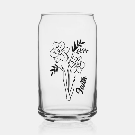 Daffodique de la fleur du mois de naissance person (Recto)