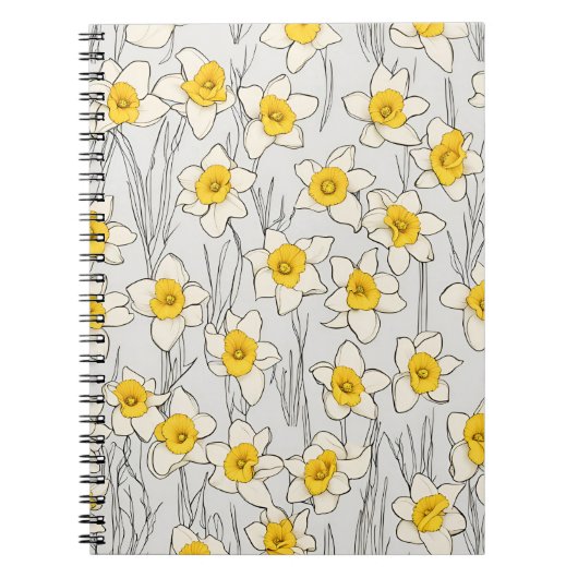 Daffodique Design Carnet spiral (Devant)