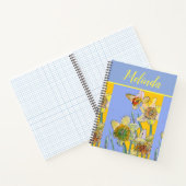 Daffodique Floral Aquarelle Notebook Journal (Intérieur)
