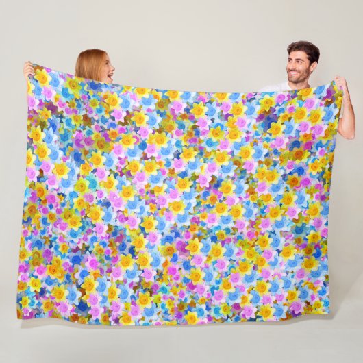 Daffodique, Grande couverture en polaire (En situation)