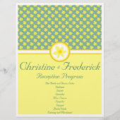 Daffodique Mariage, menu et prospectus (Dos)