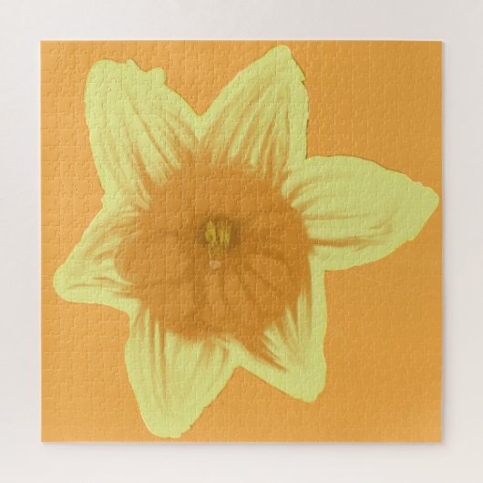 Daffodique Orange Jaune Puzzle (Vertical)
