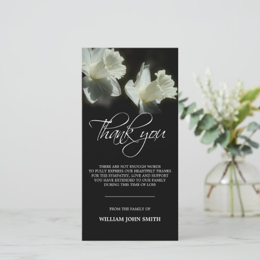 Daffodiques de MERCI Fleur Sympathy Noir | PHOTO (Debout devant)