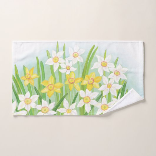 Daffodiques de printemps (Serviette à main)