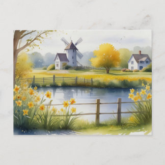 Daffodiques d'été Carte postale Maison de la natur