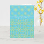 Daffodiques, mars carte d'anniversaire, fille (Fleur jaune)