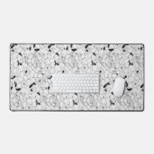 Daffodiques motif floral printanier (Clavier et souris)