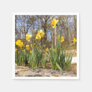 Daffodis bij paaspapier Napkins Servet