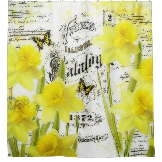 daffodis douchegordijn (Voorkant)