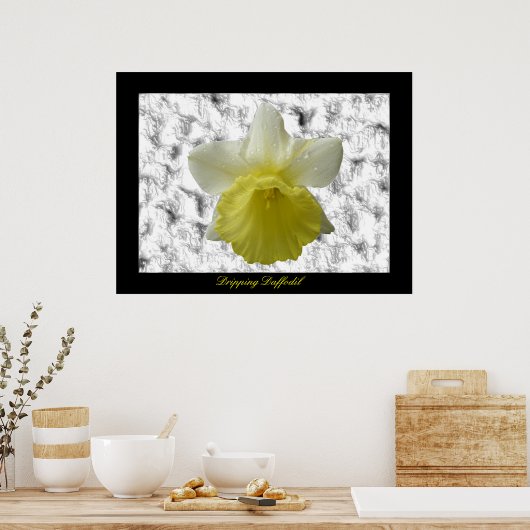 Daffoldil  afdrukken poster (Keuken)