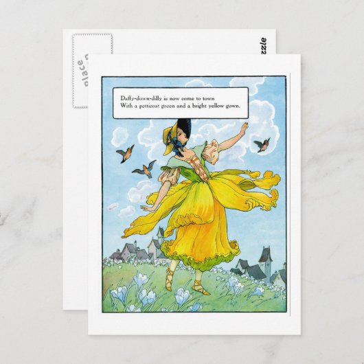 Daffy-Down-Dilly Briefkaart (Voorkant / Achterkant)