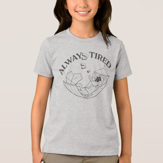 DAFFY DUCK™ Always Tired Tri-Blend Shirt (Voorkant)