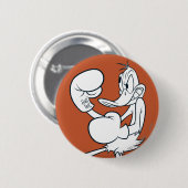 DAFFY DUCK™ Boksen Ronde Button 5,7 Cm (Voorkant /achterkant)