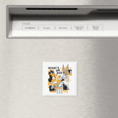 DAFFY DUCK™ & BUGS BUNNY™ Glitch Magneet (Insitu (Vaatwasser))