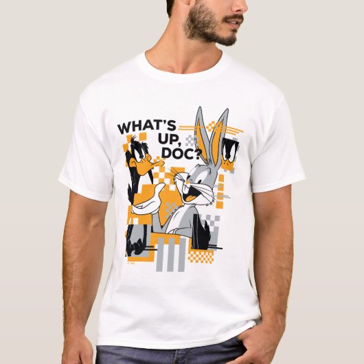 DAFFY DUCK™ & BUGS BUNNY™ Glitch T-shirt (Voorkant)