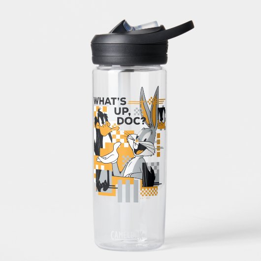 DAFFY DUCK™ & BUGS BUNNY™ Glitch Waterfles (Links)