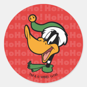 DAFFY DUCK™ "Happy Holi-Daze" Ronde Sticker