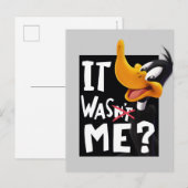 DAFFY DUCK™- Ik was het niet. Briefkaart (Voorkant / Achterkant)
