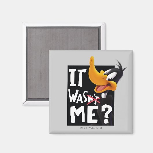 DAFFY DUCK™- Ik was het niet. Magneet (Voorkant / Achterkant)