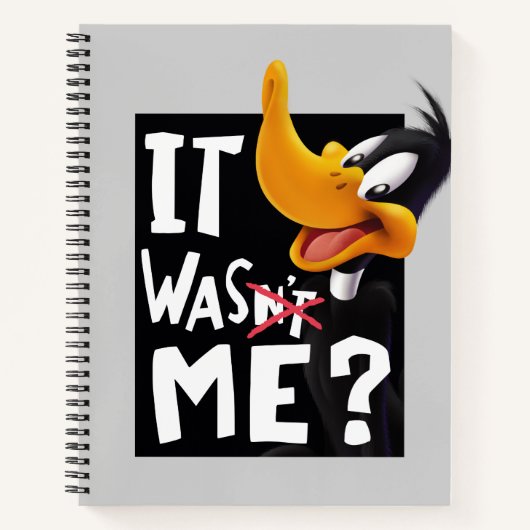 DAFFY DUCK™- Ik was het niet. Notitieboek (Voorkant)