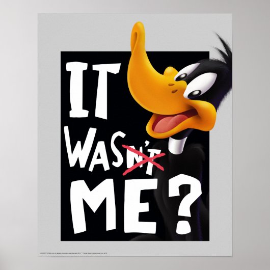 DAFFY DUCK™- Ik was het niet. Poster (Voorkant)