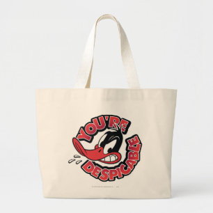 DAFFY DUCK™ - Je bent verachtelijk Grote Tote Bag