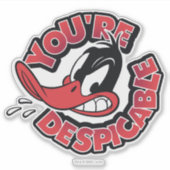 DAFFY DUCK™ - Je bent verachtelijk Sticker (Voorkant)