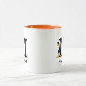 DAFFY DUCK™ Jouw naam en monogram toevoegen Mok (Midden)