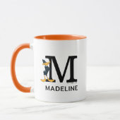 DAFFY DUCK™ Jouw naam en monogram toevoegen Mok (Links)