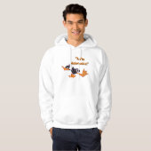 DAFFY DUCK™ Klaar om te vechten Hoodie (Voorkant volledig)