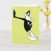 DAFFY DUCK™ Leanking against a Wall Kaart (Gele Bloem)