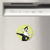 DAFFY DUCK™ Leanking against a Wall Magneet (Insitu (Vaatwasser))