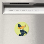 DAFFY DUCK™ met gekruiste armen Magneet (Insitu (Vaatwasser))