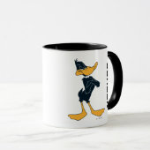 DAFFY DUCK™ met wapengewas | Jouw namen toevoegen Mok (Voorkant rechts)