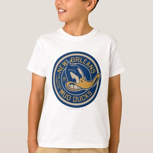 DAFFY DUCK™ Mud Ducks Round Logo T-shirt (Voorkant)