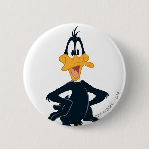 DAFFY DUCK™ RONDE BUTTON 5,7 CM