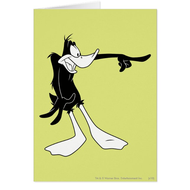DAFFY DUCK™ Shocked and Pointing (Voorkant)