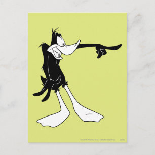 DAFFY DUCK™ Shocked and Pointing Briefkaart