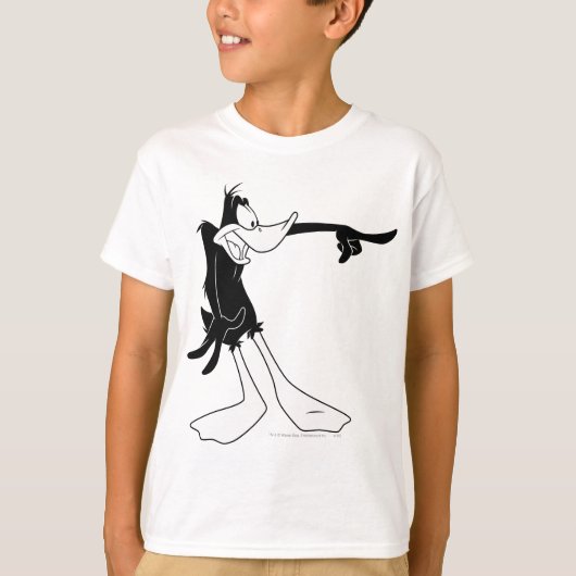 DAFFY DUCK™ Shocked and Pointing T-shirt (Voorkant)