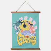 DAFFY DUCK™ Surfing - Gnarly Hangend Wandkleed (Voorkant)