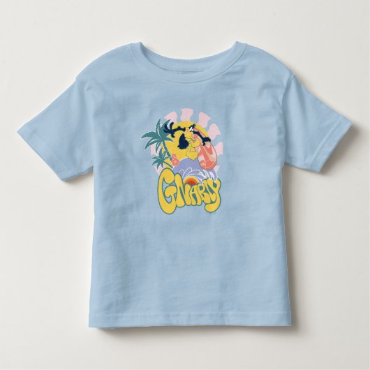 DAFFY DUCK™ Surfing - Gnarly Kinder Shirts (Voorkant)