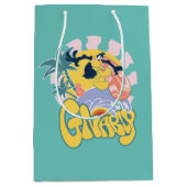 DAFFY DUCK™ Surfing - Gnarly Medium Cadeauzakje (Voorkant)