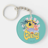 DAFFY DUCK™ Surfing - Gnarly Sleutelhanger (Voorkant)